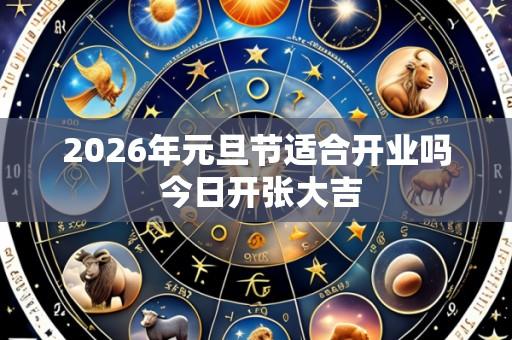 2026年元旦节适合开业吗 今日开张大吉