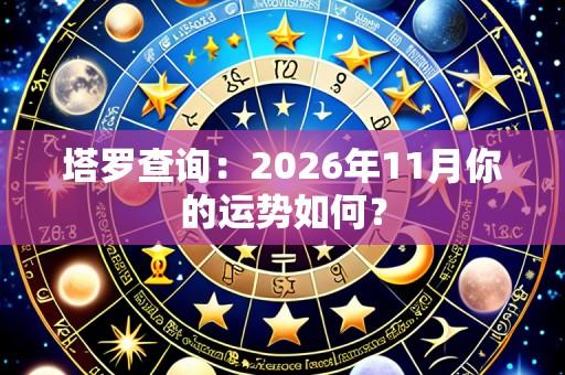 塔罗查询:2026年11月你的运势如何?