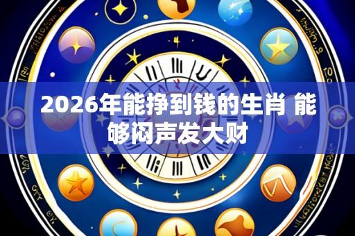 2026年能挣到钱的生肖 能够闷声发大财