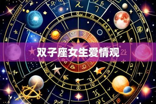 双子座女生爱情观