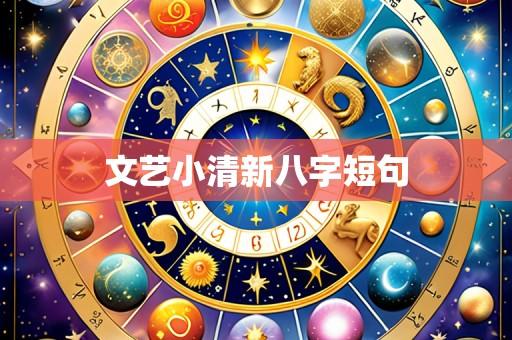 文艺小清新八字短句