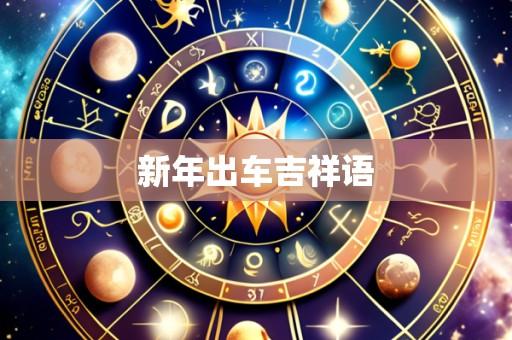 新年出车吉祥语