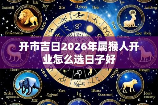 开市吉日2026年属猴人开业怎么选日子好