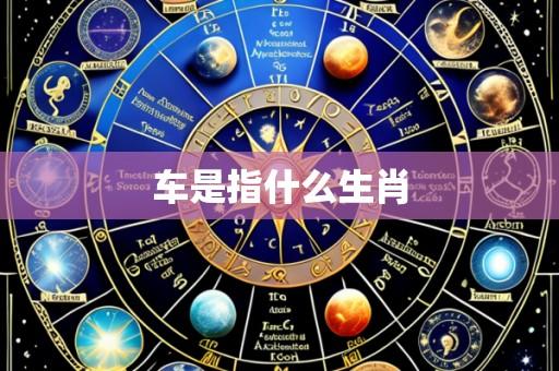 车是指什么生肖