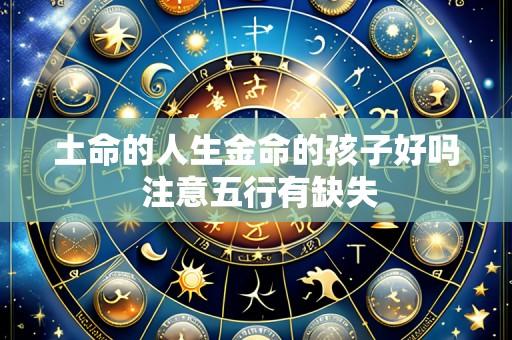 土命的人生金命的孩子好吗 注意五行有缺失