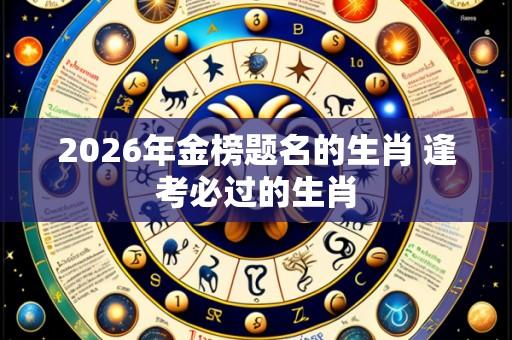 2026年金榜题名的生肖 逢考必过的生肖