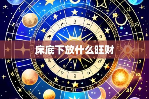 床底下放什么旺财