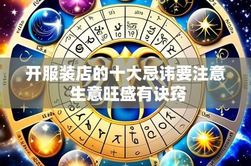 开服装店的十大忌讳要注意 生意旺盛有诀窍