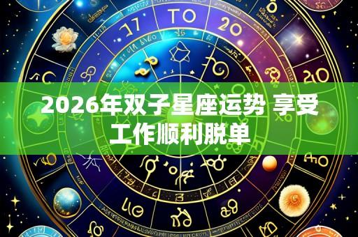2026年双子星座运势 享受工作顺利脱单