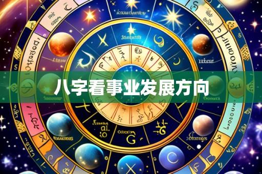 八字看事业发展方向