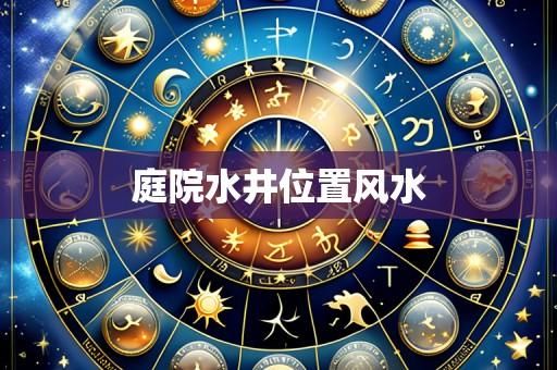 庭院水井位置风水