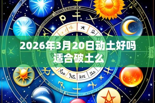 2026年3月20日动土好吗 适合破土么