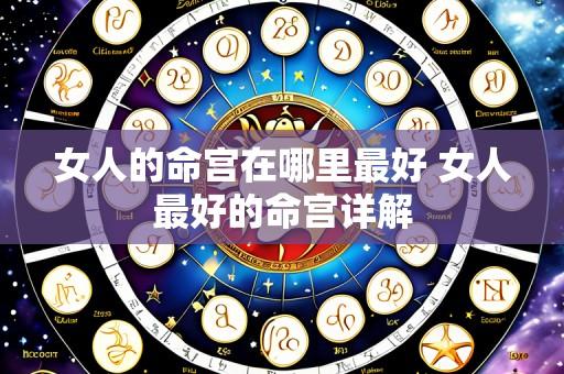女人的命宫在哪里最好 女人最好的命宫详解