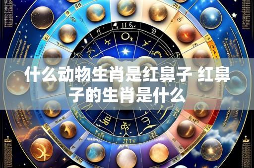 什么动物生肖是红鼻子 红鼻子的生肖是什么