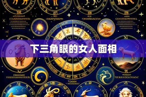 下三角眼的女人面相