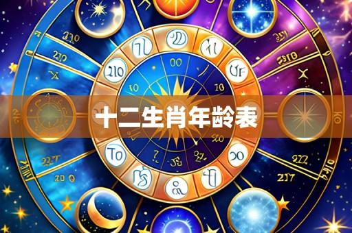 十二生肖年龄表