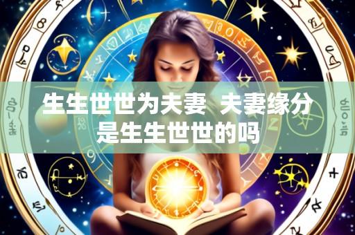 生生世世为夫妻 夫妻缘分是生生世世的吗