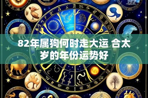82年属狗何时走大运 合太岁的年份运势好