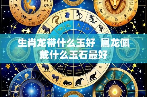 生肖龙带什么玉好 属龙佩戴什么玉石最好