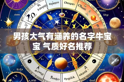 男孩大气有涵养的名字牛宝宝 气质好名推荐