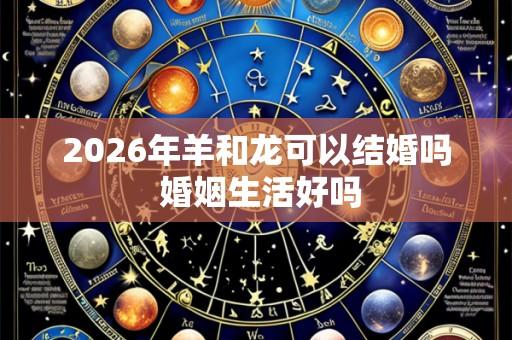 2026年羊和龙可以结婚吗 婚姻生活好吗