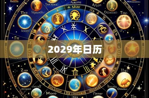 2029年日历