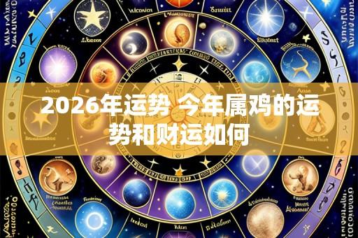 2026年运势 今年属鸡的运势和财运如何