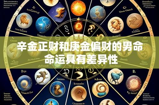 辛金正财和庚金偏财的男命 命运具有差异性