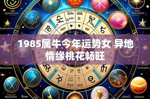 1985属牛今年运势女 异地情缘桃花畅旺