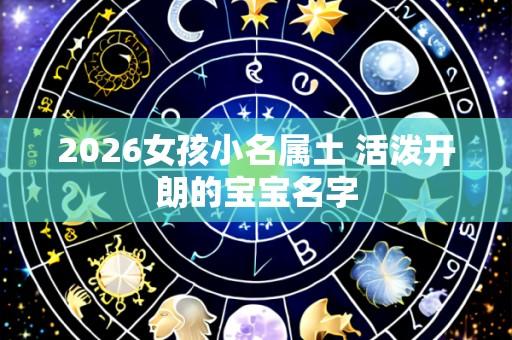 2026女孩小名属土 活泼开朗的宝宝名字