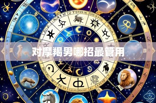 对摩羯男哪招最管用