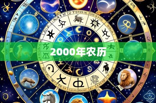 2000年农历