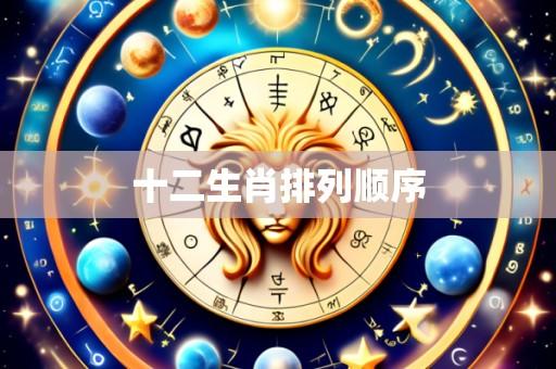 十二生肖排列顺序