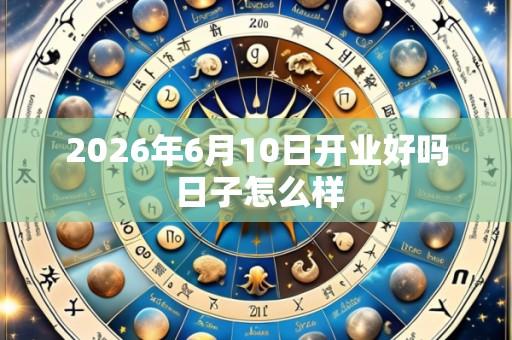 2026年6月10日开业好吗 日子怎么样