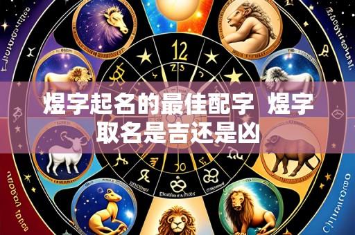 煜字起名的最佳配字  煜字取名是吉还是凶