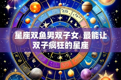 星座双鱼男双子女 最能让双子疯狂的星座