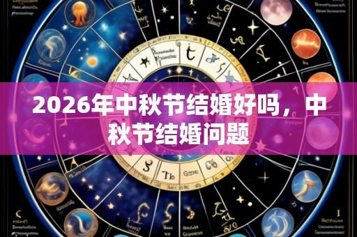 2026年中秋节结婚好吗,中秋节结婚问题