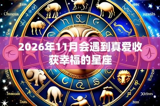 2026年11月会遇到真爱收获幸福的星座