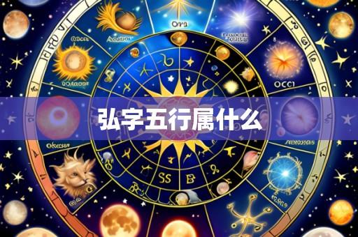 弘字五行属什么