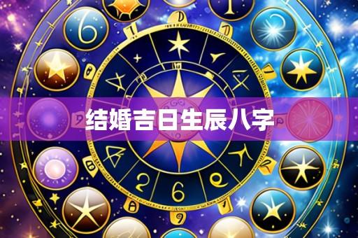 结婚吉日生辰八字