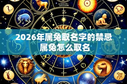 2026年属兔取名字的禁忌 属兔怎么取名
