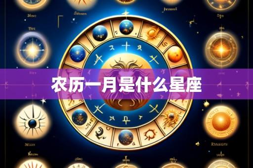 农历一月是什么星座