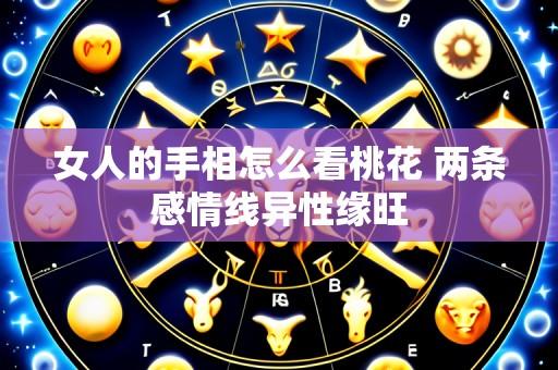 女人的手相怎么看桃花 两条感情线异性缘旺