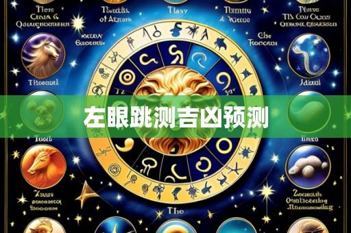 左眼跳测吉凶预测