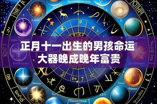 正月十一出生的男孩命运 大器晚成晚年富贵