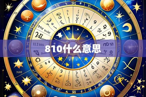 810什么意思