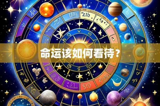 命运该如何看待？
