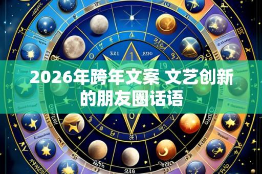 2026年跨年文案 文艺创新的朋友圈话语