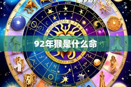 92年猴是什么命
