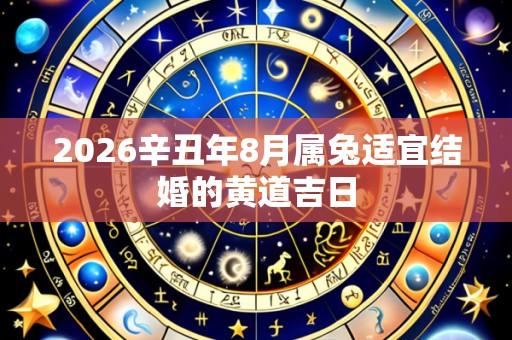 2026辛丑年8月属兔适宜结婚的黄道吉日